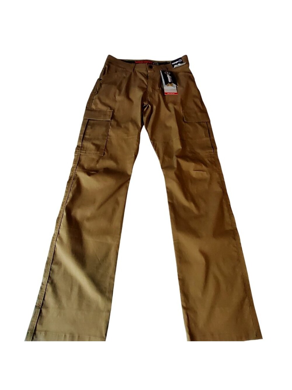 Wrangler ATG Mens Cargo Pants  Size 30x32 Khaki Stretch Durable Outdoor Hiking